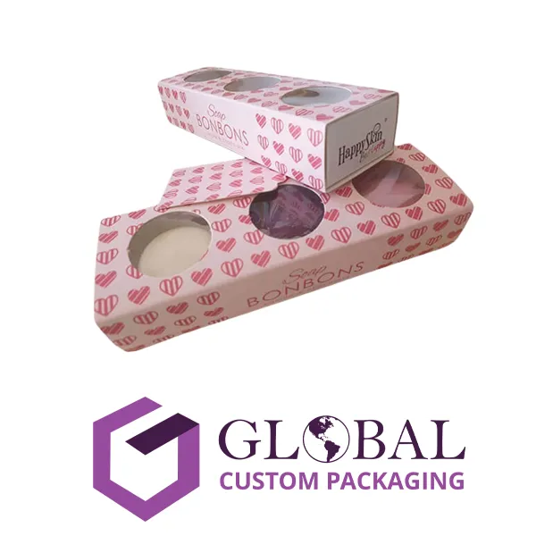 Pink Soap Boxes for Homemade Soap Oval Window Box for Soap Homemade Soap  Packaging Soap Making Supplies 