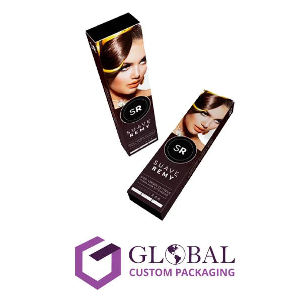 Order Custom Hair Extension Boxes Packaging Bulk