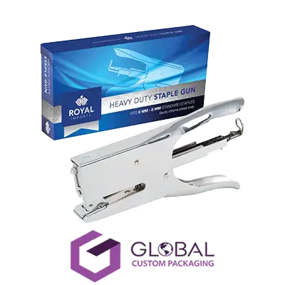 Buy Custom Printed Stapler Packaging Boxes