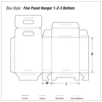 Five Panel Hanger 123 | Custom Printed Five Panel Hanger 123 Packaging ...