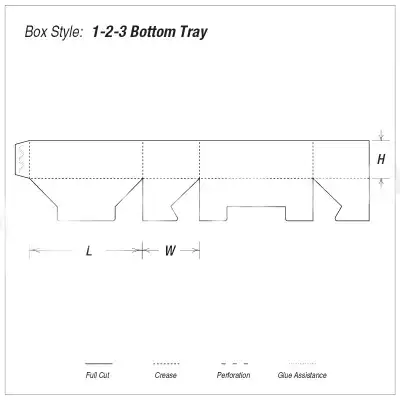 Custom 1-2-3 Bottom Tray
