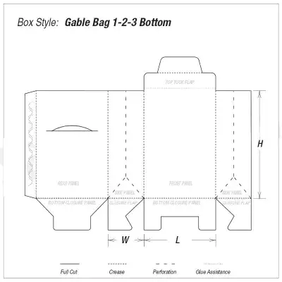 Gable Bag 1-2-3 Bottom