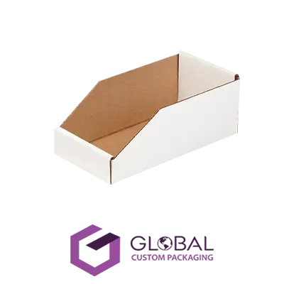 Custom Printed Corrugated Open Top Bin Packaging Boxes