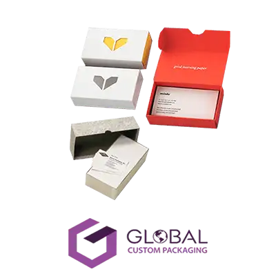 Custom Printed Business Card Packaging Boxes