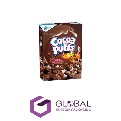 Buy Custom Chocolate Cereal Packaging Boxes