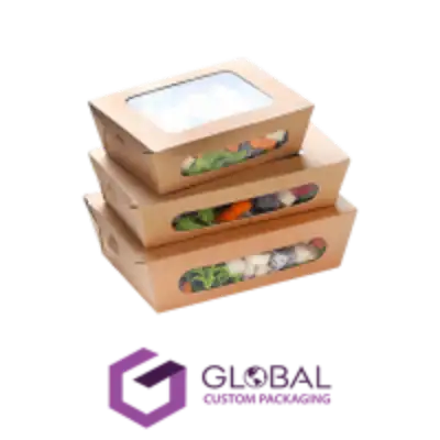 Custom Printed Disposable Window Packaging Boxes