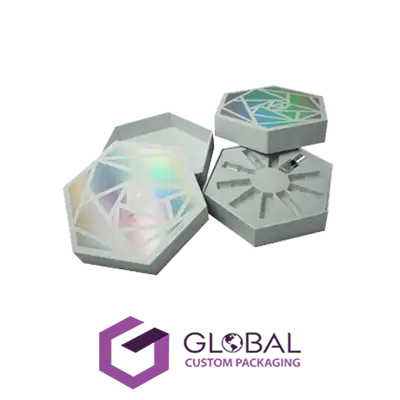 Hexagon Cosmetic Boxes